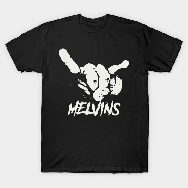 melvins horn sign T-Shirt by sumurbatu